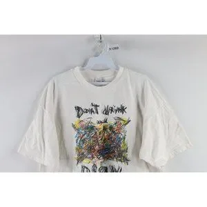 Vintage | Shirts | Vintage 9s Mens Xl Fred Babb Dont Drink And 
